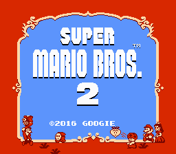 Super Mario Bros. 2 Turbo Edition Title Screen